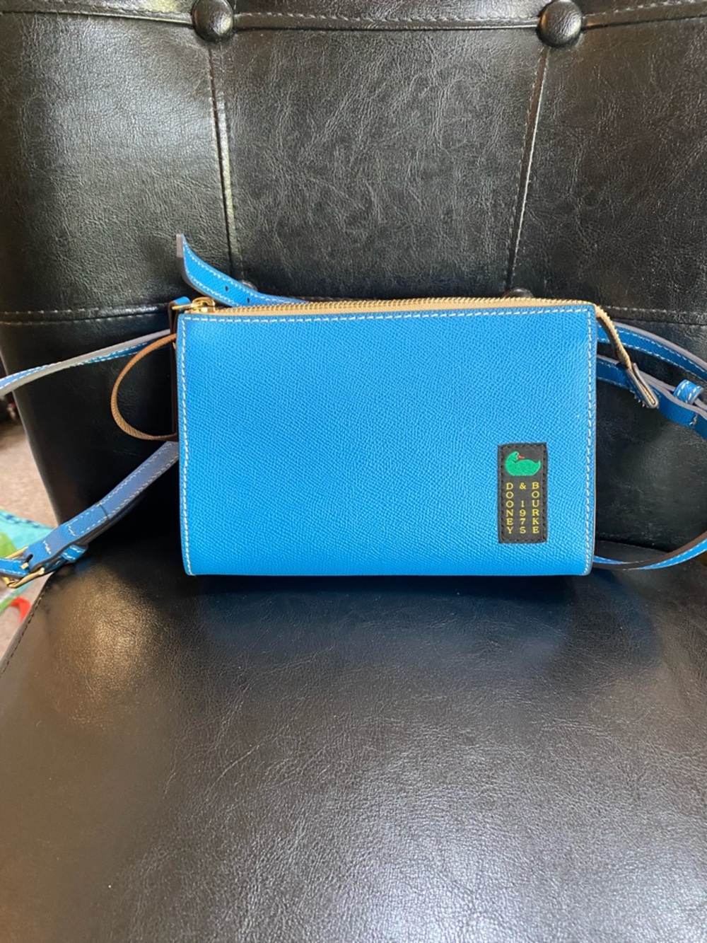 Dooney & Bourke Alpine Janine Crossbody 20 NWT French blue